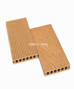 sàn gỗ nhựa ngoài trời 3d màu teak