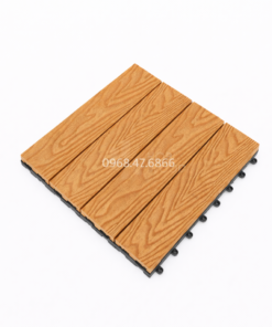 Vỉ gỗ ngoài trời màu 3D teak
