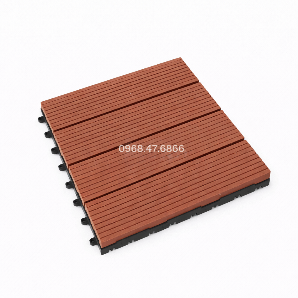 Vỉ gỗ ngoài trời màu nau do