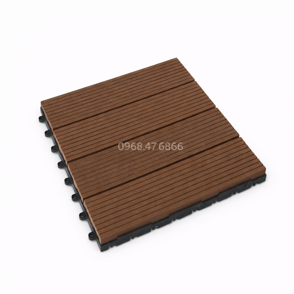 Vỉ gỗ ngoài trời màu nau do